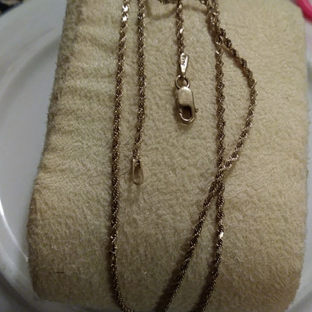 14k Solid Rope Chain. - image 1